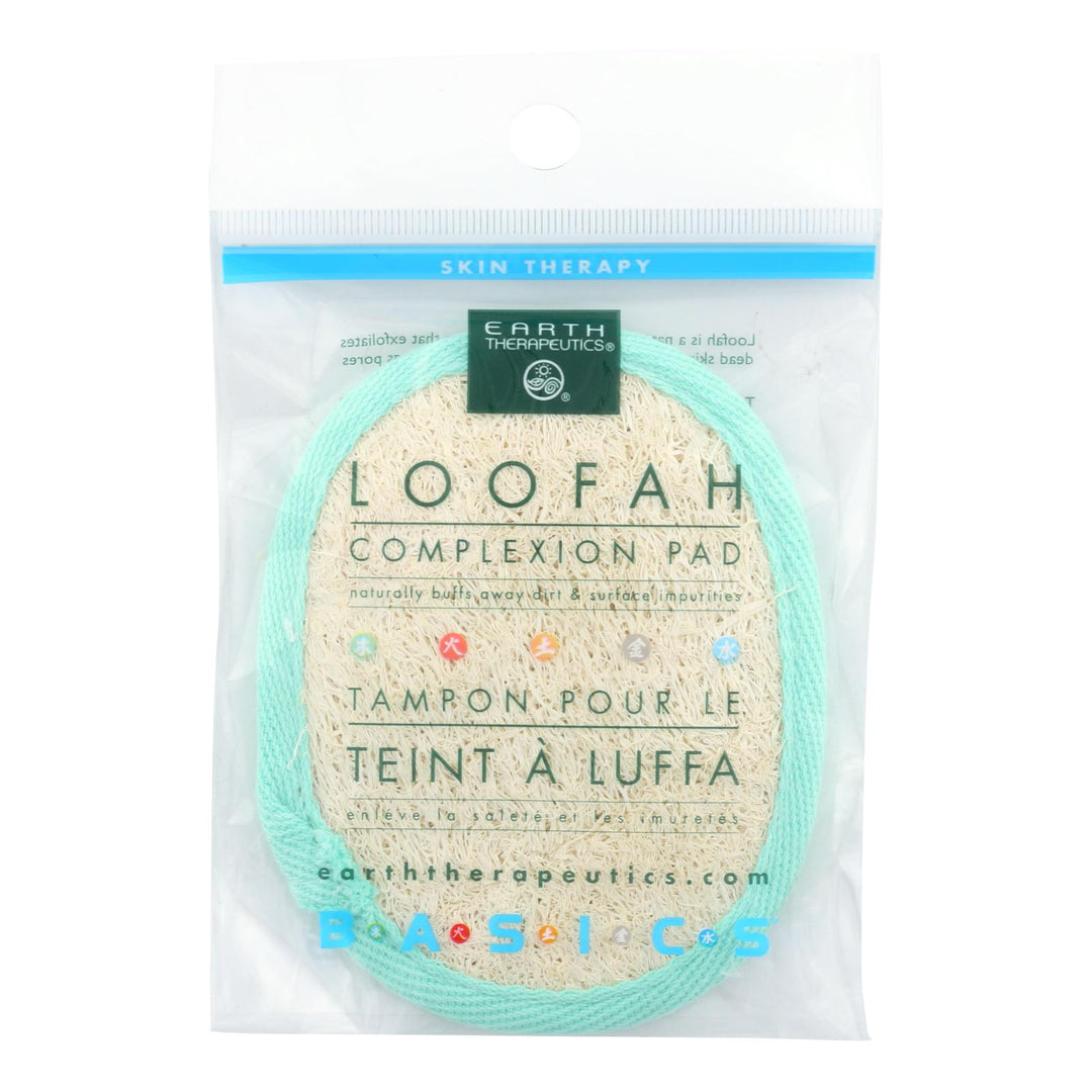 Earth Therapeutics Loofah Complexion Pad - 1 Pad - Maras Green